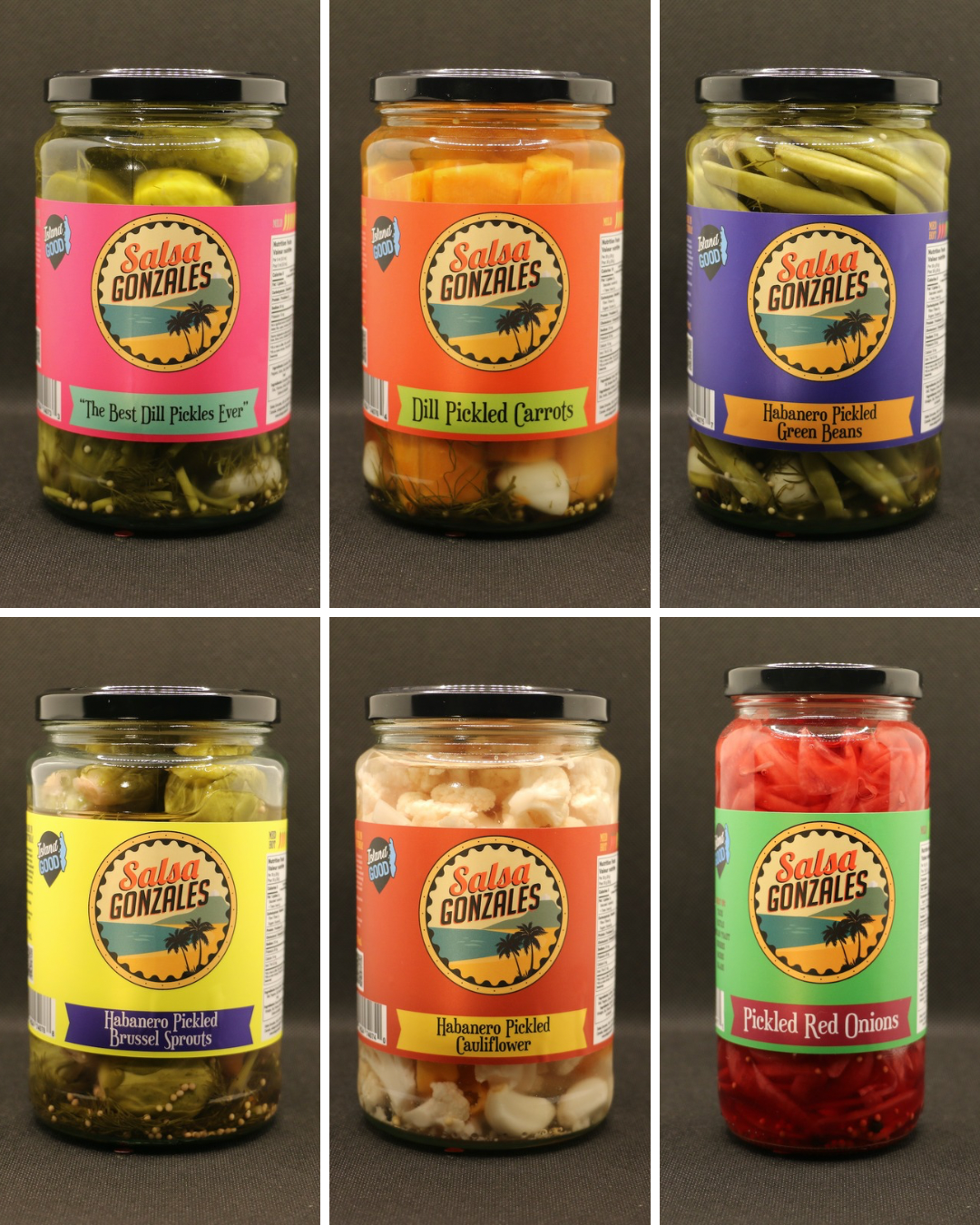 Assorted 4 Pack Of Pickles